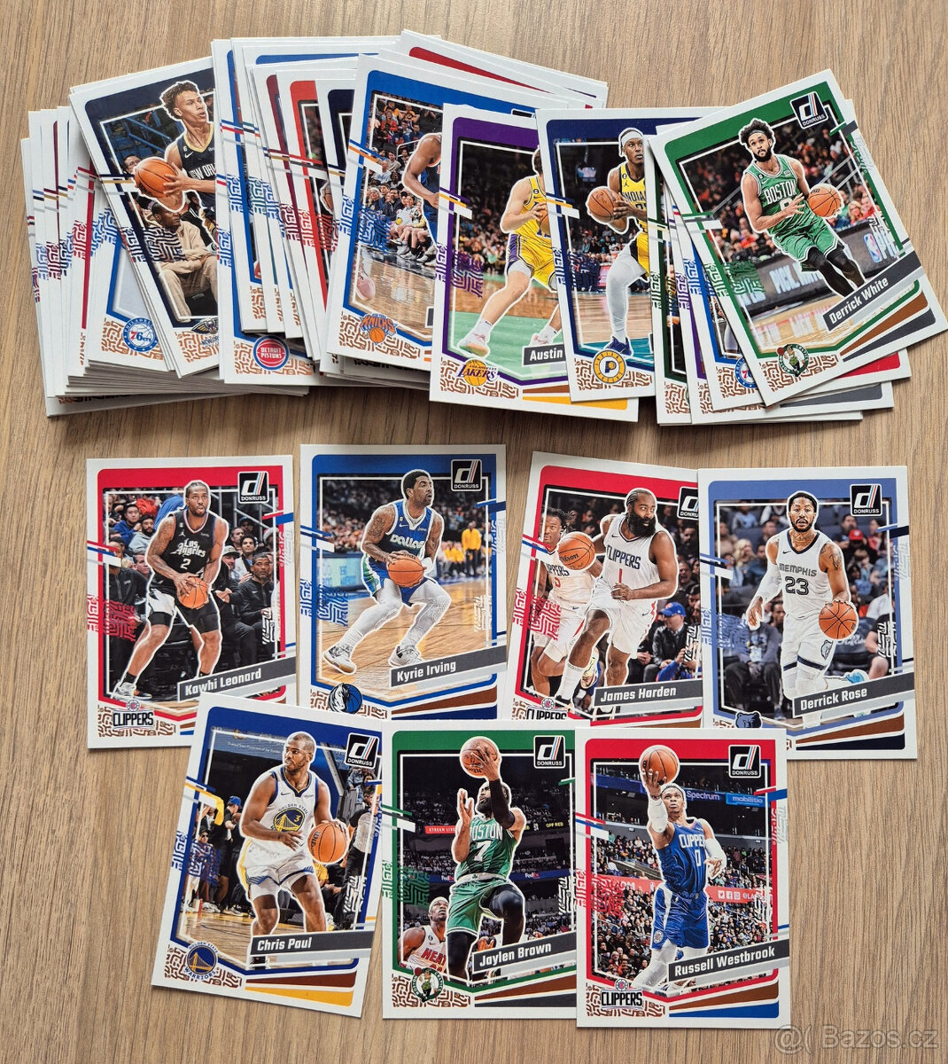 Basketbalové karty: Lot 68 karet Panini Donruss 23-24