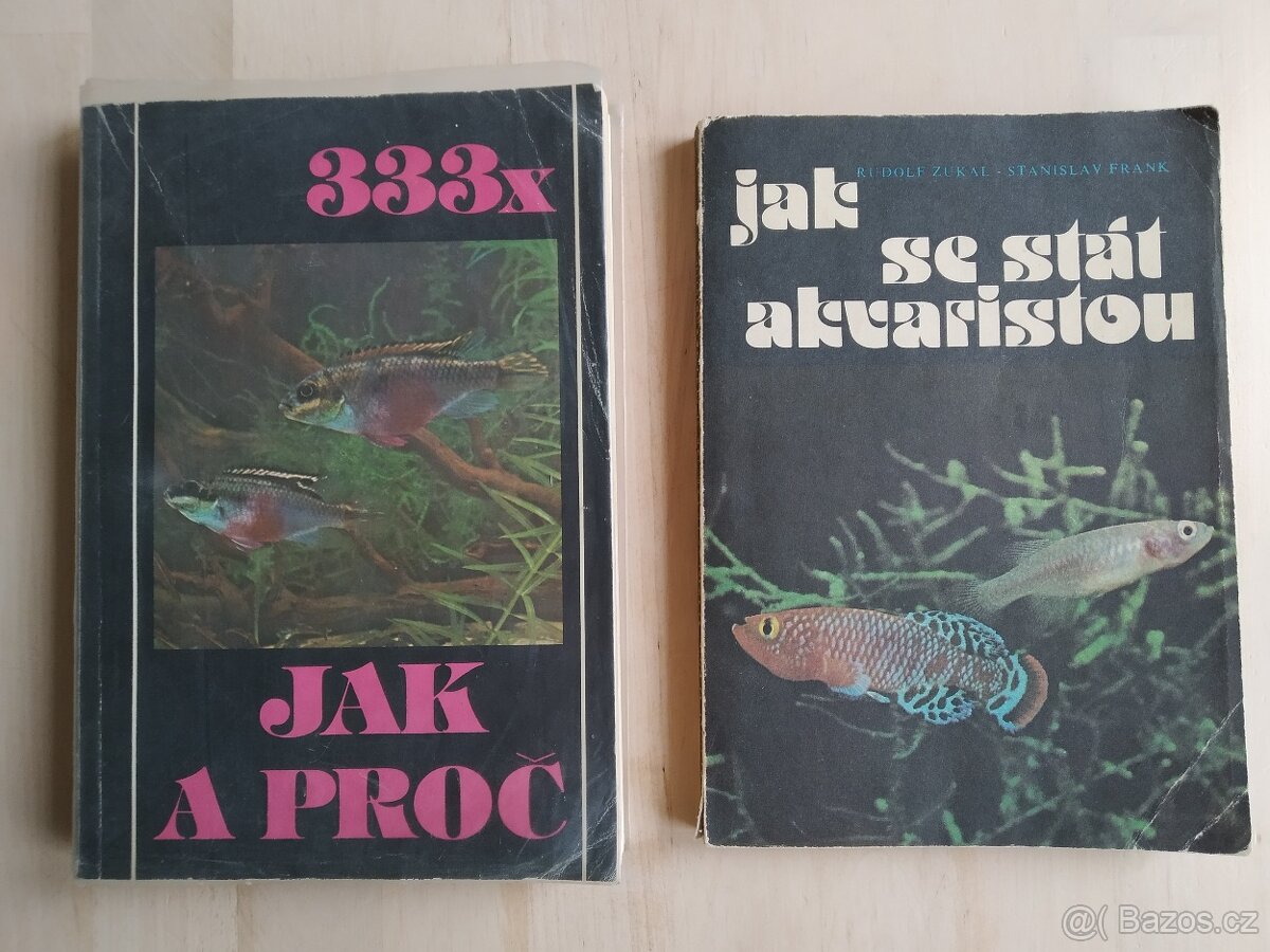 2 x kniha o akvaristice