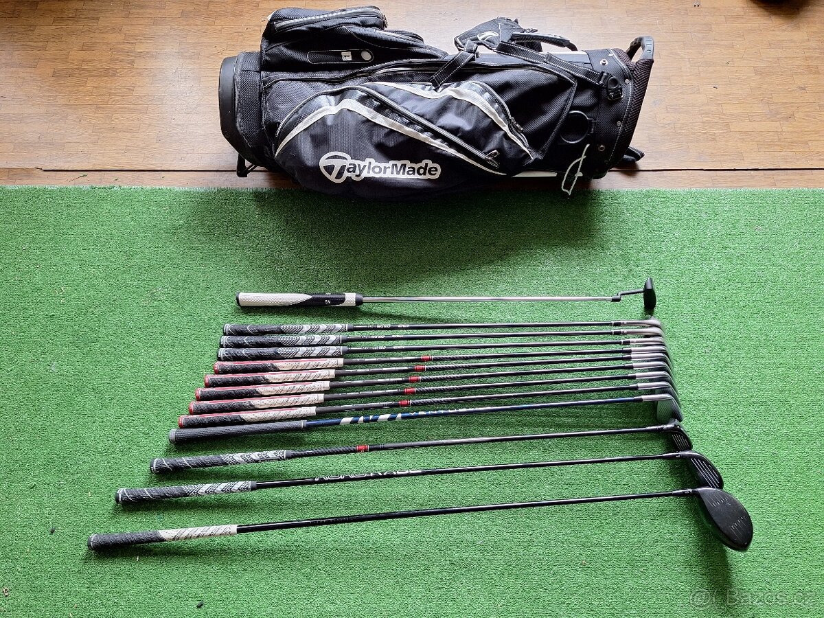golfový set TITLEIST, TAYLOR MADE + 0,5 inch grafit