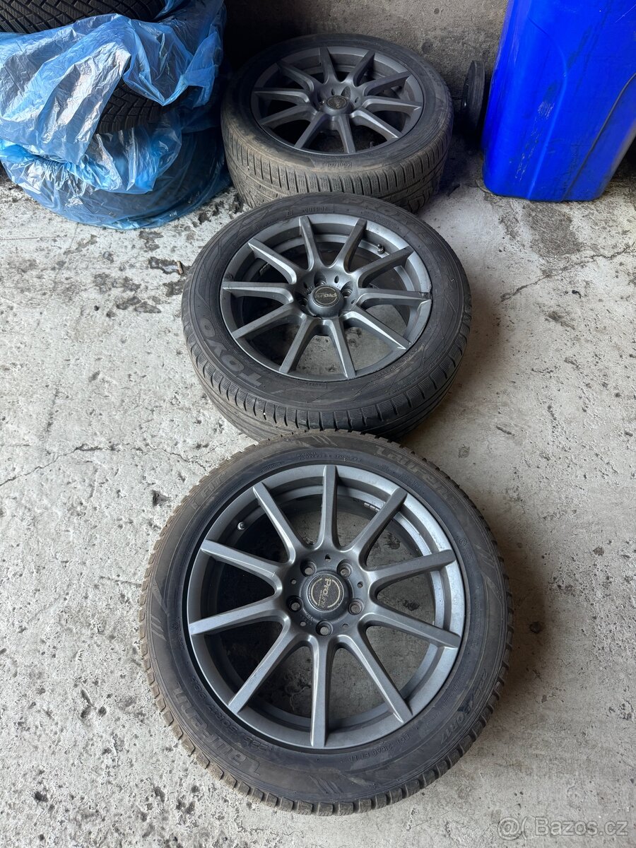3x alu disky R17 s pneu, 5x112 – Audi VW Mercedes 225/50/r17