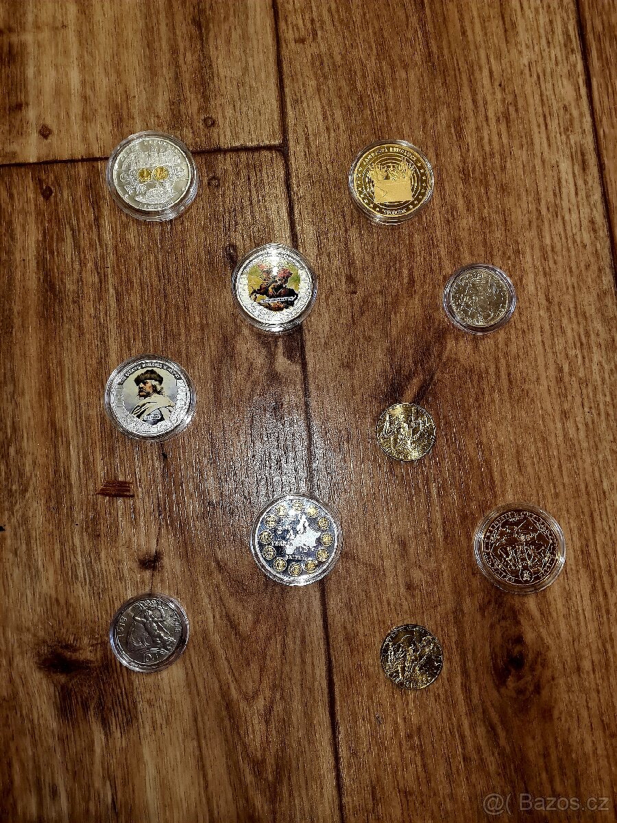Medaile a mince pamětní a sběratelské