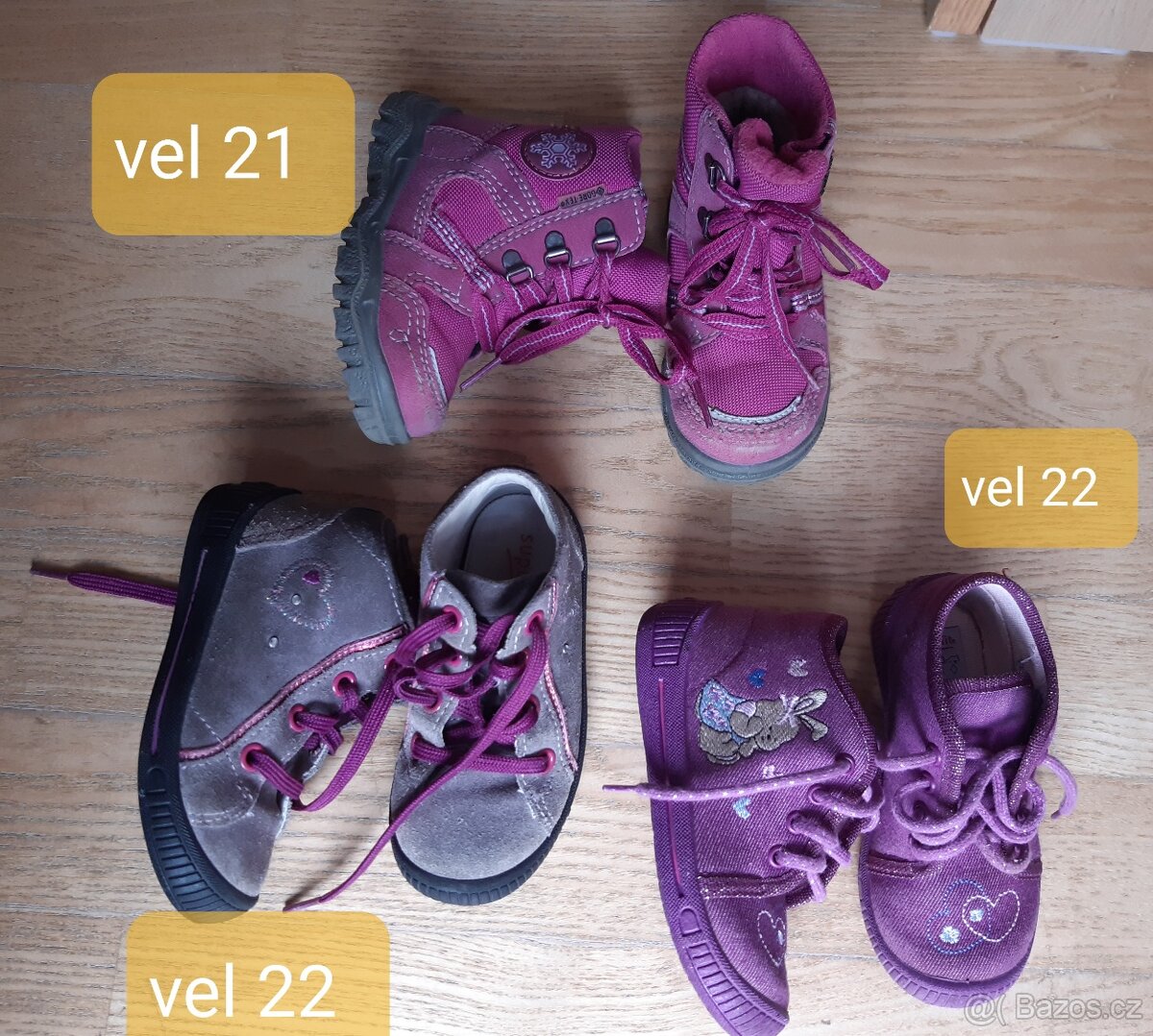 Dívčí boty Superfit vel 21 a 22