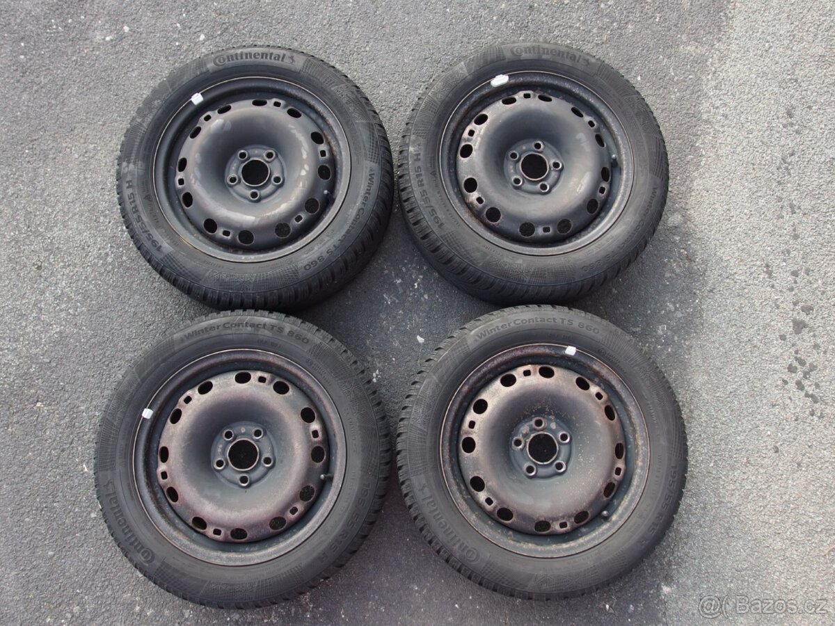 Sada zimních kol Škoda Fabia/Roomster 195/55 R15