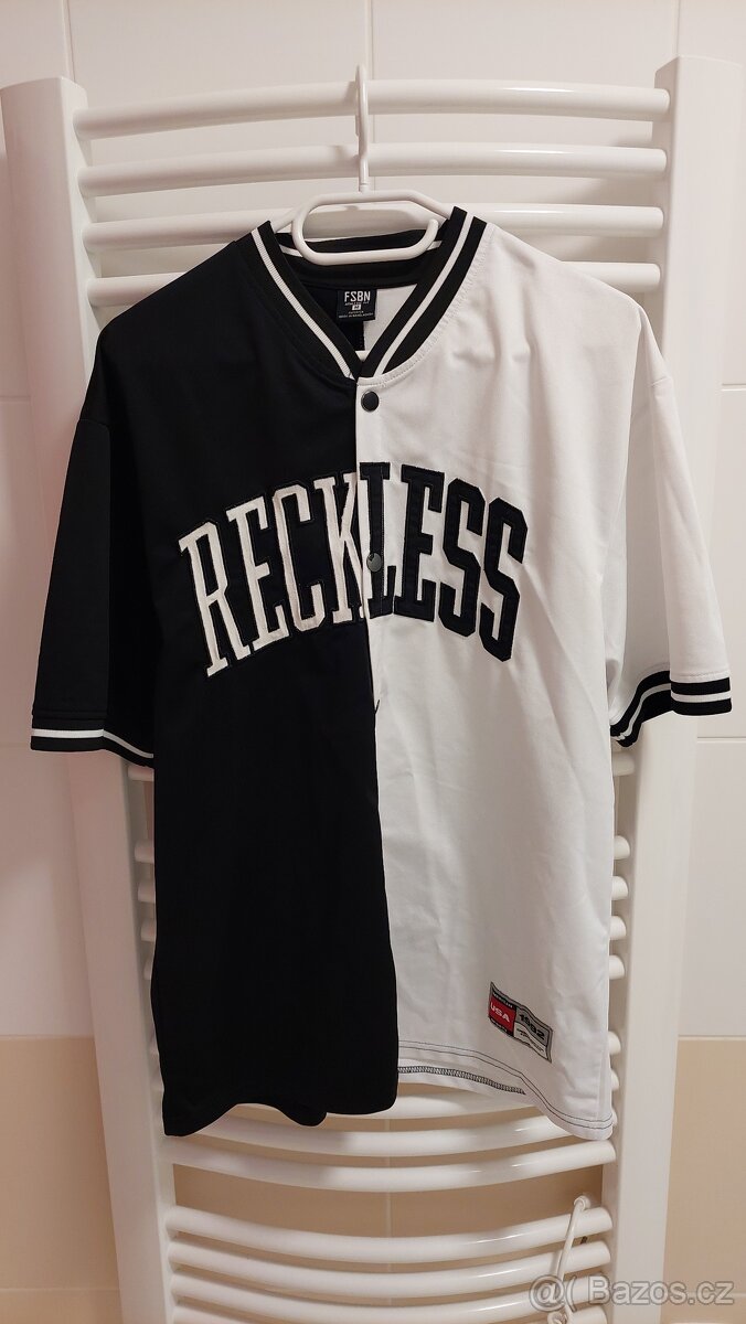 Pánská/chlapecká i dívčí košile FSBN černobílá