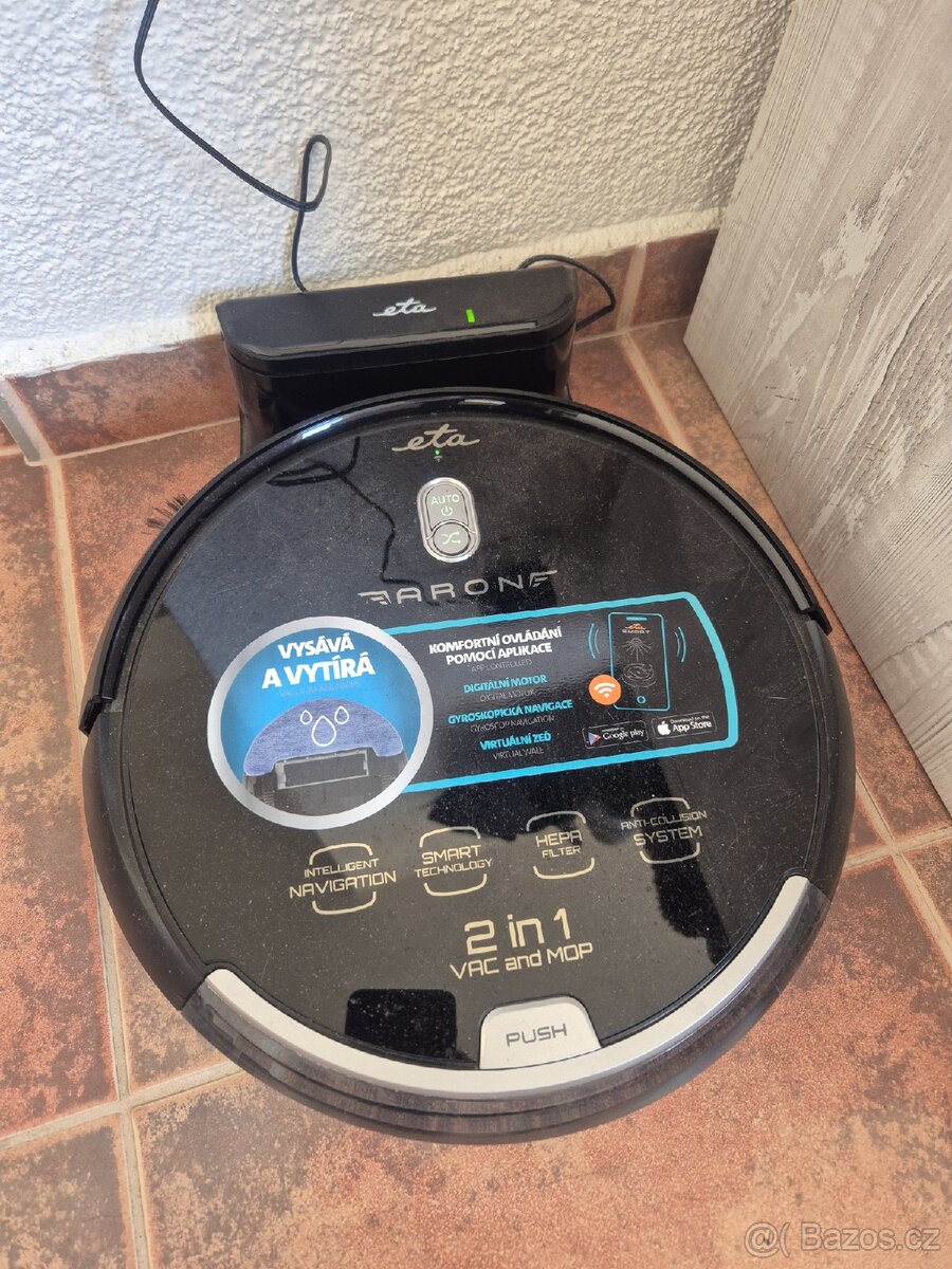 Robotický vysavač Eta Aron - záruka