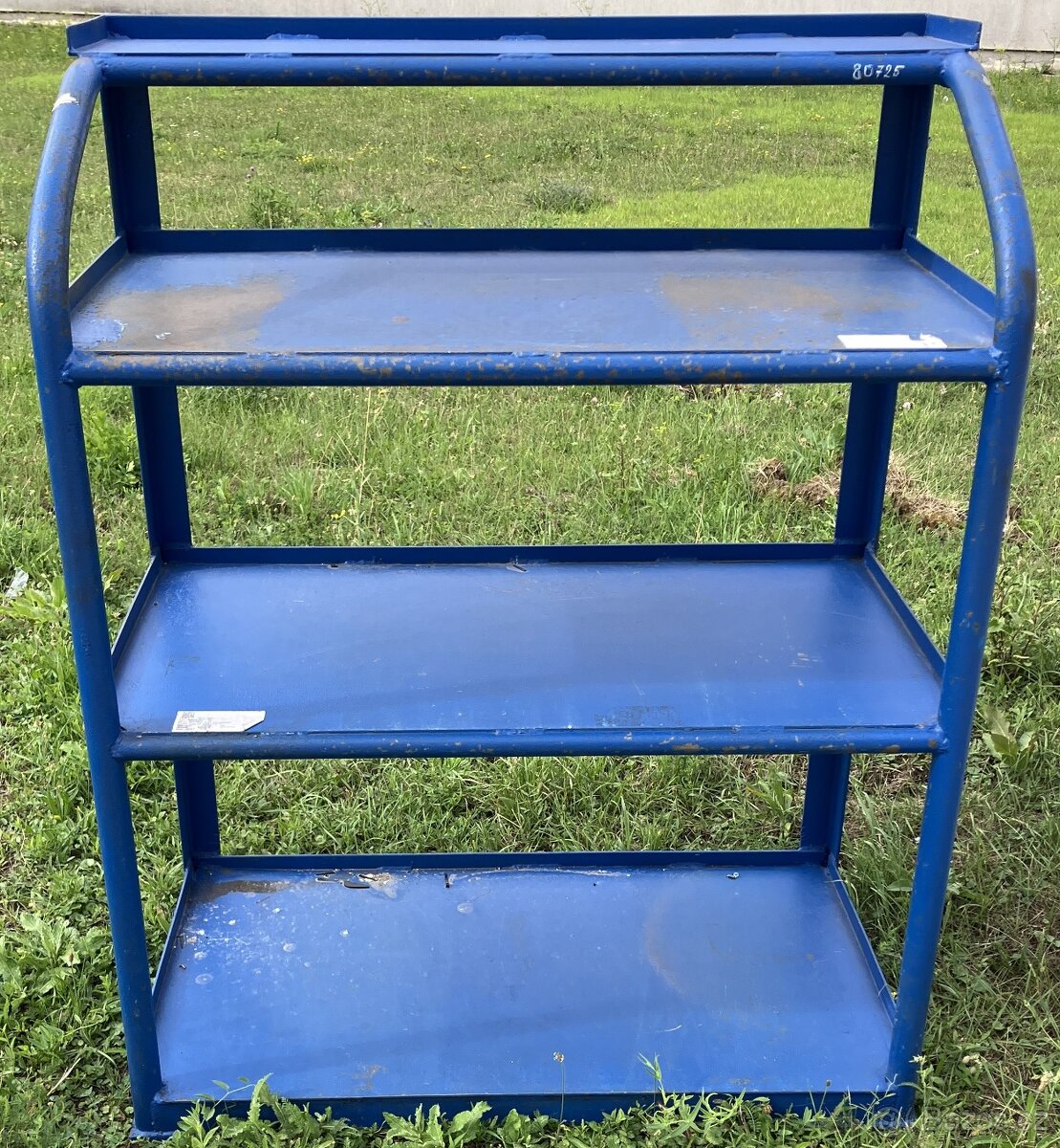 Dílenský regál - trubkový s policemi - kovový