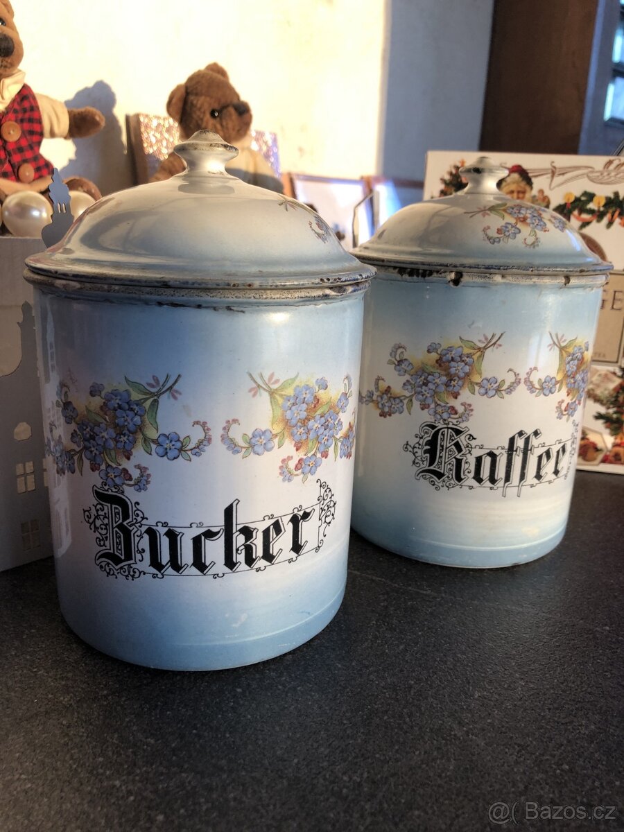 Smaltované starožitné