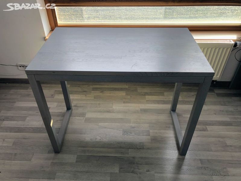 Dětský psací stůl - masiv dub šedý