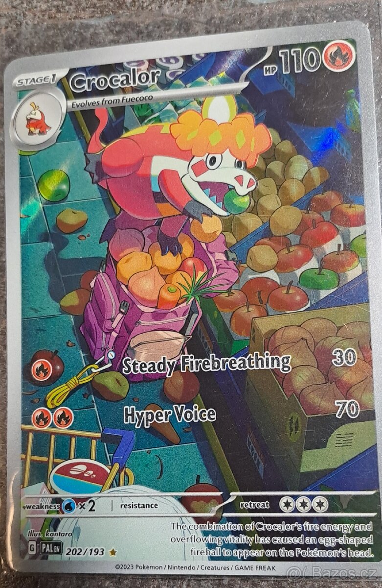 Pokemon TCG Crocalor PAL 202
