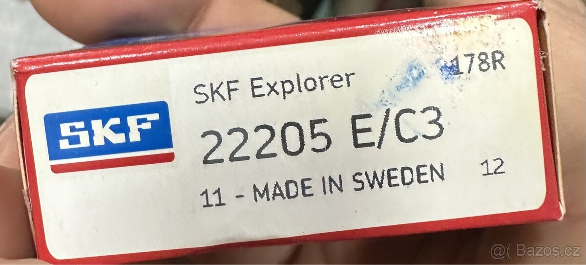Soudečkové ložisko 22205 E/C3 SKF