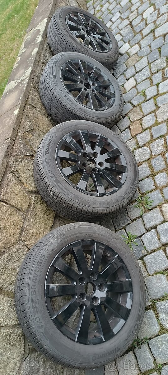Prodám sadu alu+pneu