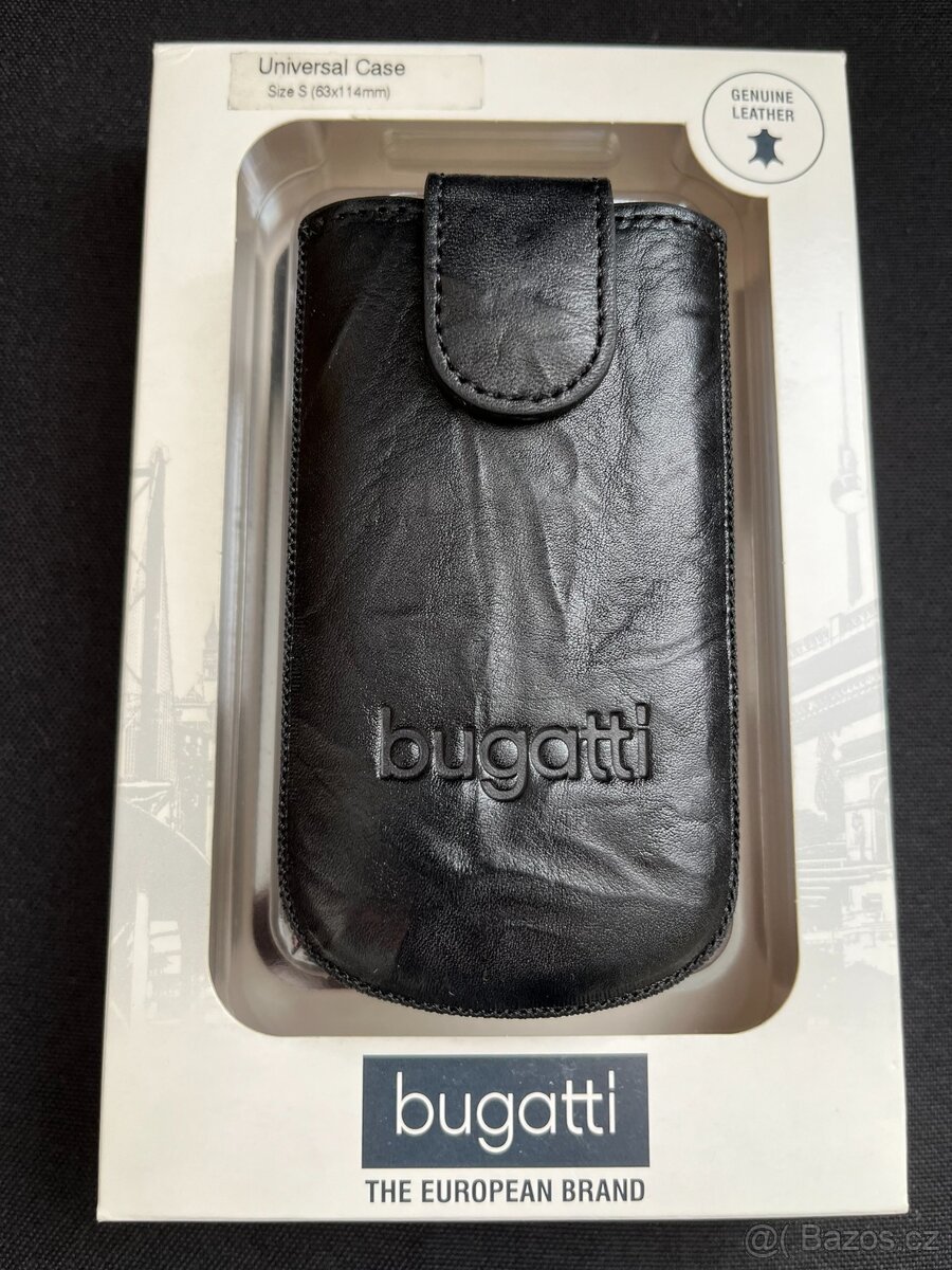 Bugatti pouzdro kožené (velikost S, 63mm x 114mm)