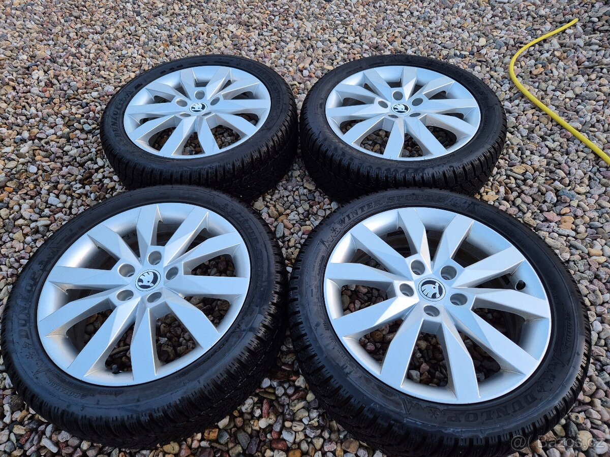 R17 alu kola Crystal Škoda Octavia zimní 225/45/17