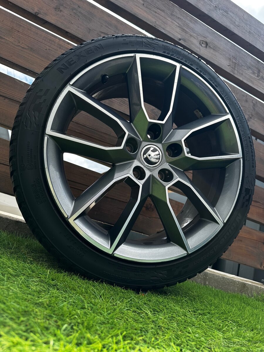Alu kola 5x112 r18 s pneu (gemini)