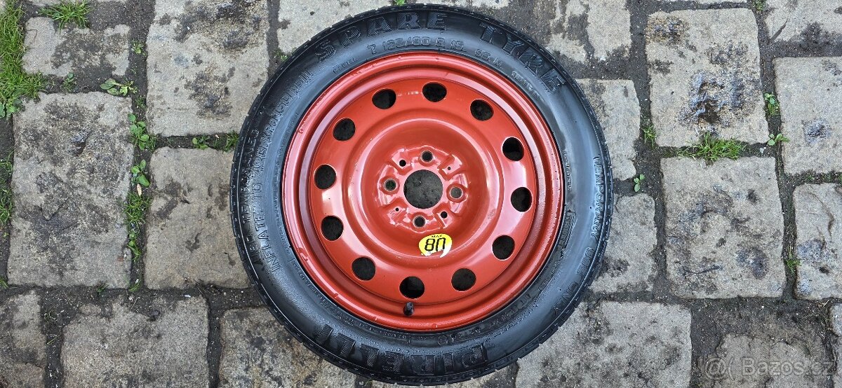 Rezervní kolo Fiat/ Lancia/ Alfa 4x98, T125/80/15 - pošlu
