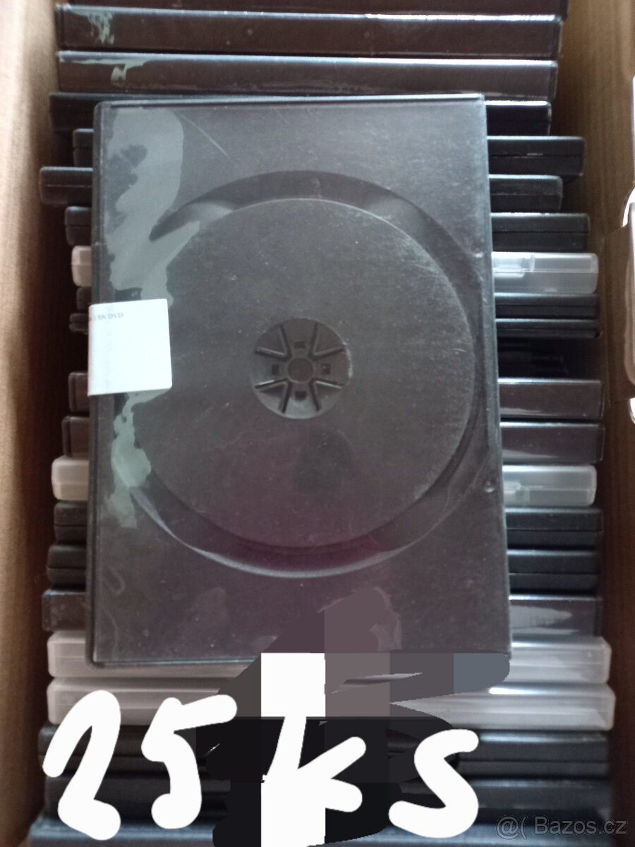 Obaly na CD +DVD PRODÁM 120Kč 25 ks