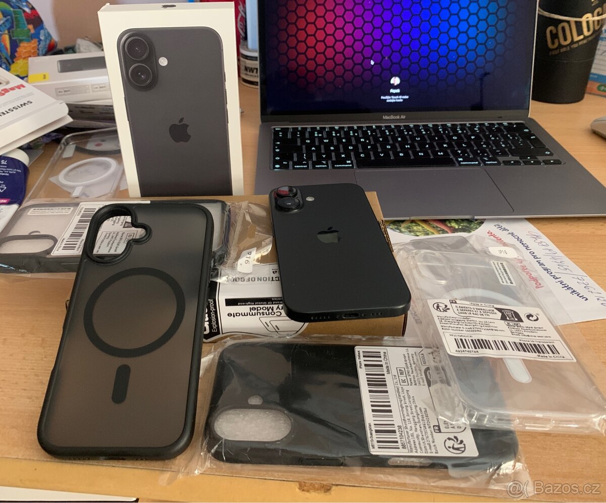 iPhone 16 černý 128 GB