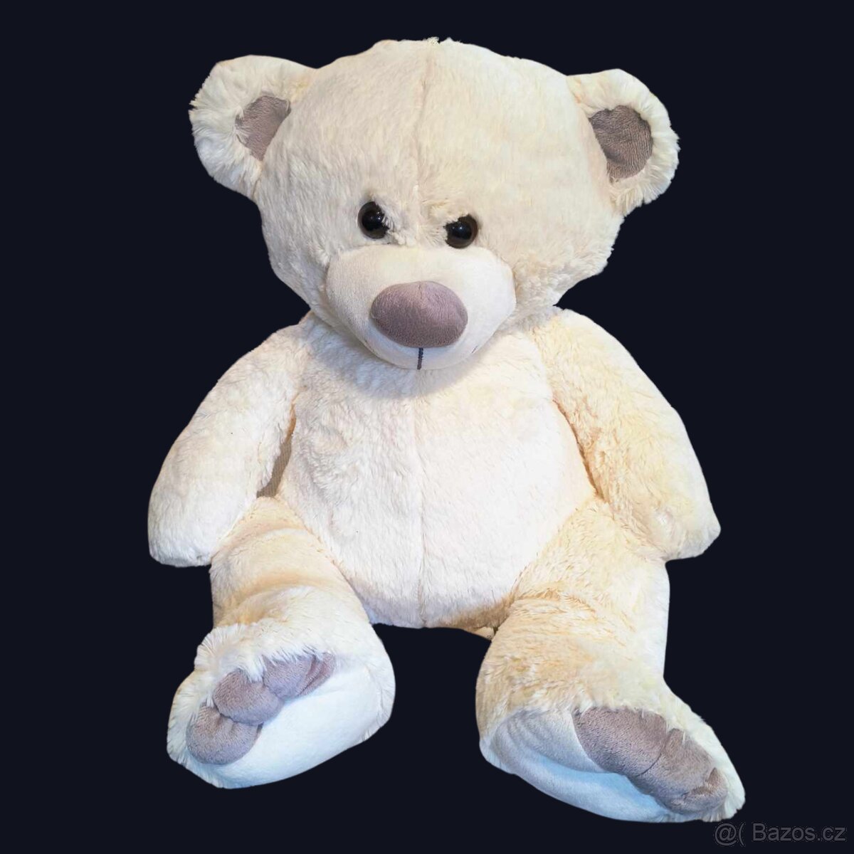 Krásný velký krémový medvěd, vel. 60 cm