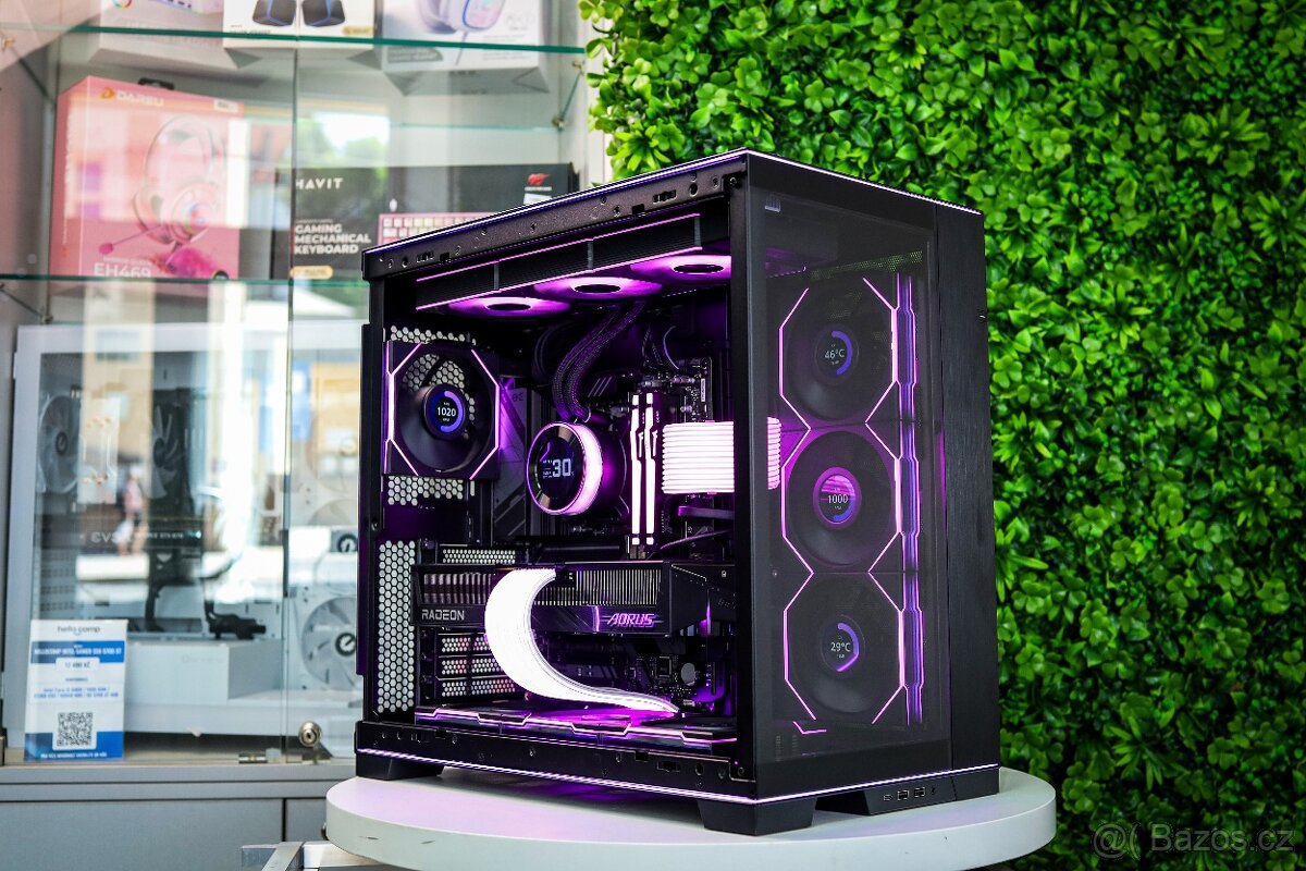 Herní PC - Ryzen 7 7800X3D / 32GB / 1TB / RX 9070 XT 16GB