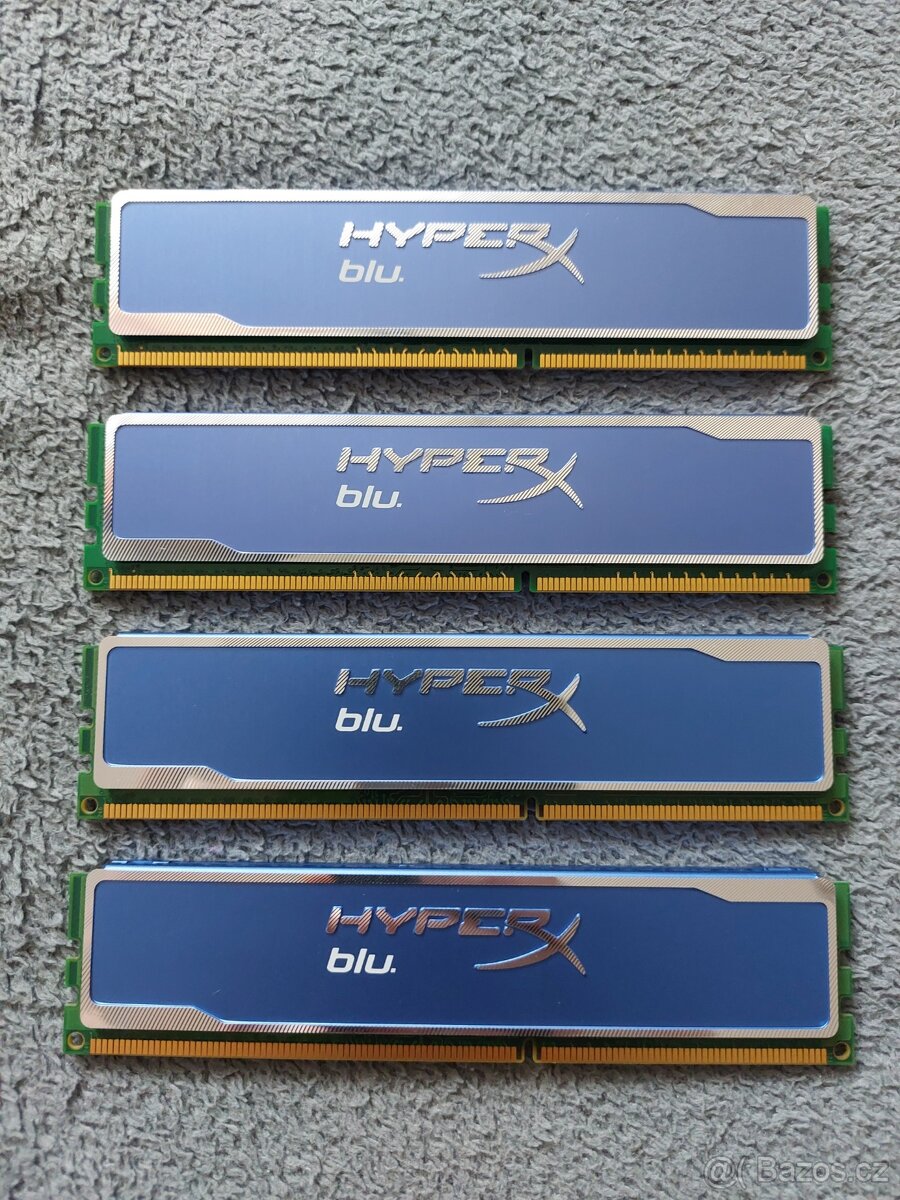 16GB DDR3 HYPERX BLUE 1600Mhz (4x 4GB)