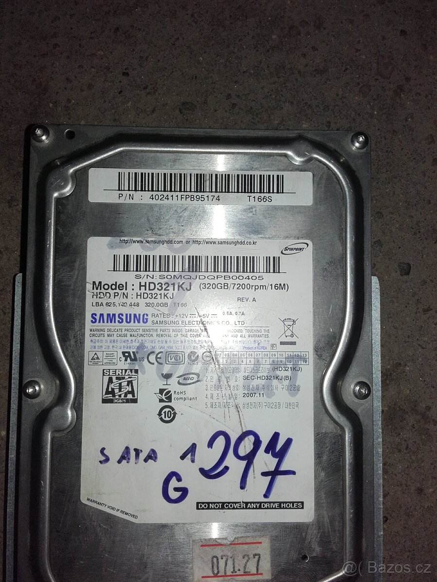 Hardisk 297Gb