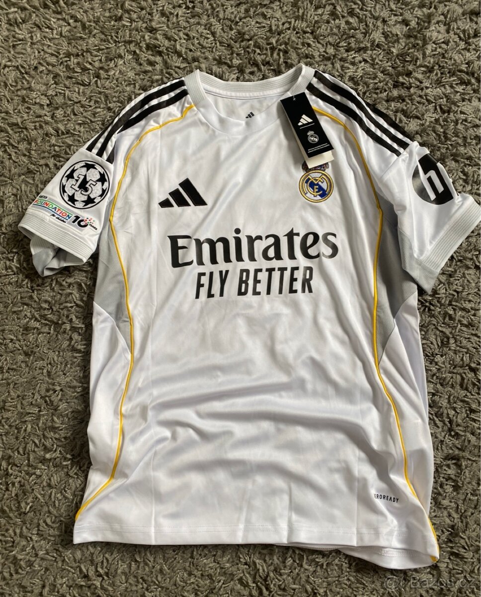 Real Madrid fotbalový dres-Kylian Mbappe