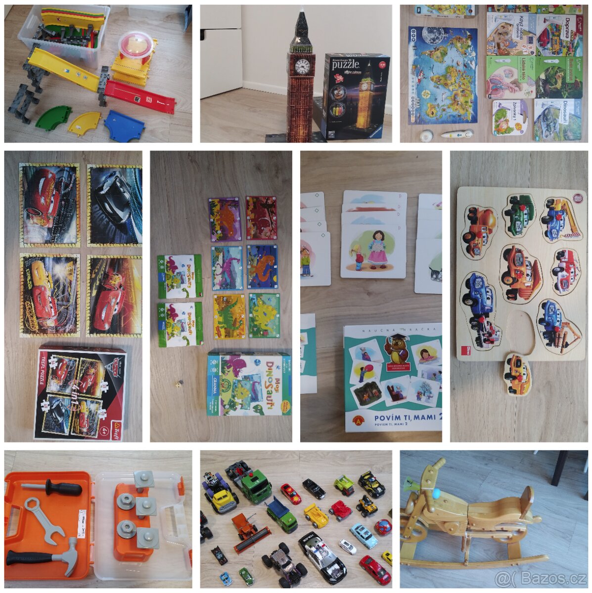 Hracky pro kluky 1-6 let, auta, hotwheels, autodraha, albi
