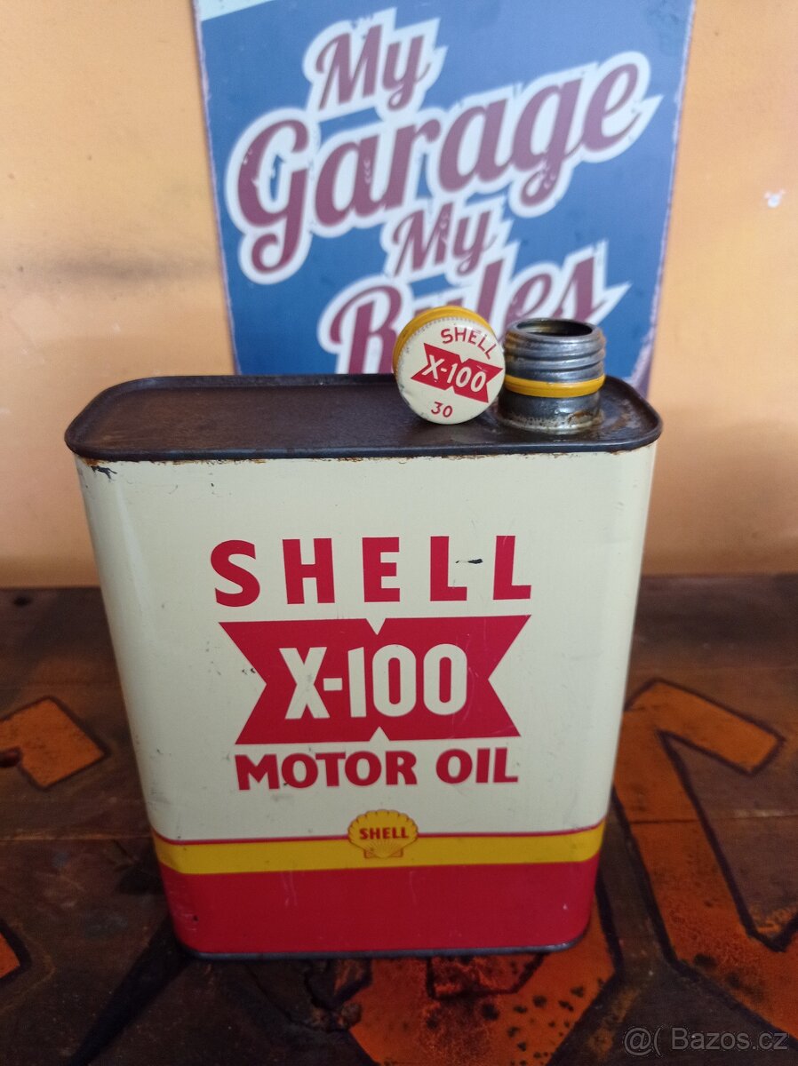 Shell X-100 motor oil