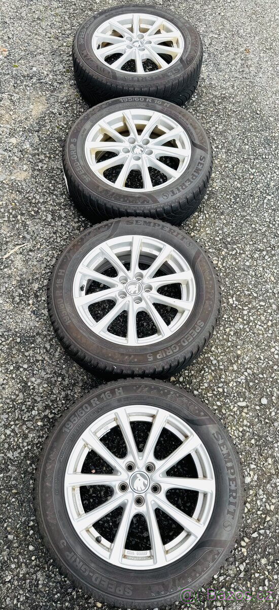 Škoda Kamiq/Scala R16 Zimní sada ALU 195/60 R16H