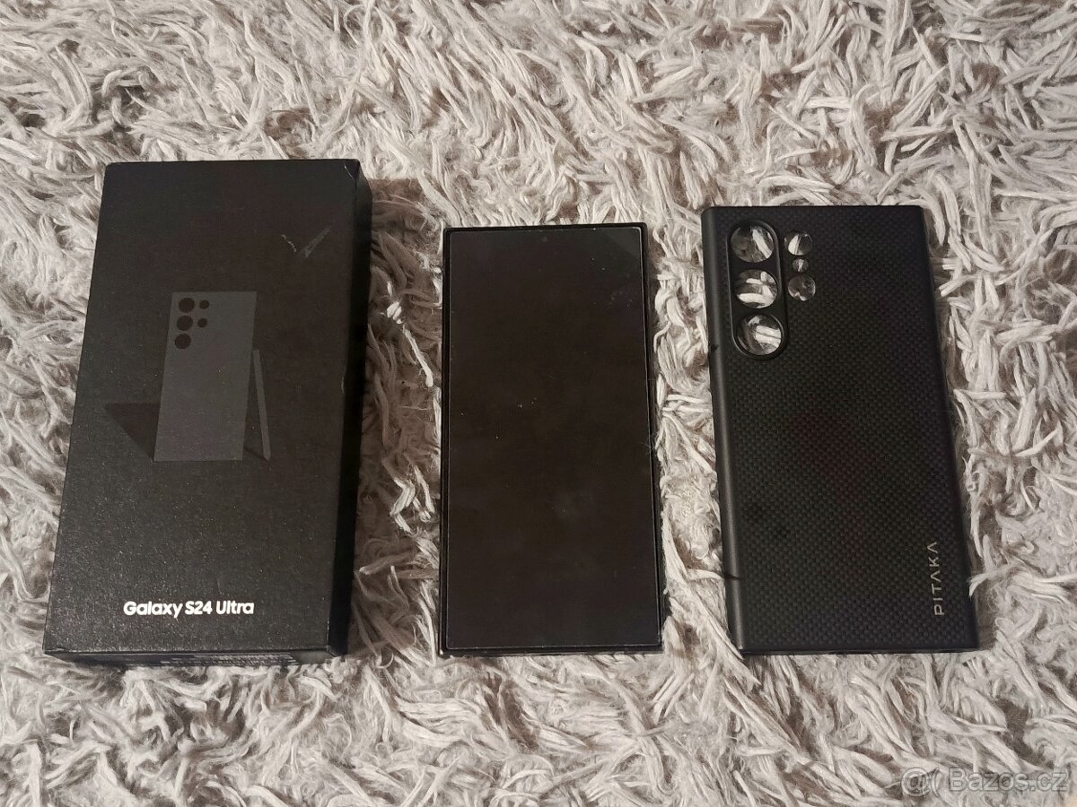 Samsung Galaxy S24 Ultra 256GB Titanium Black TOP stav