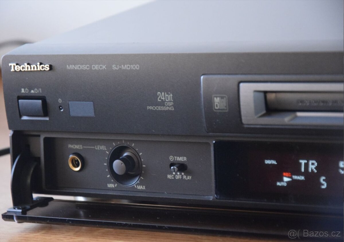Minidisc TECHNICS SJ-MD100, nové DO, manuál, MD disky