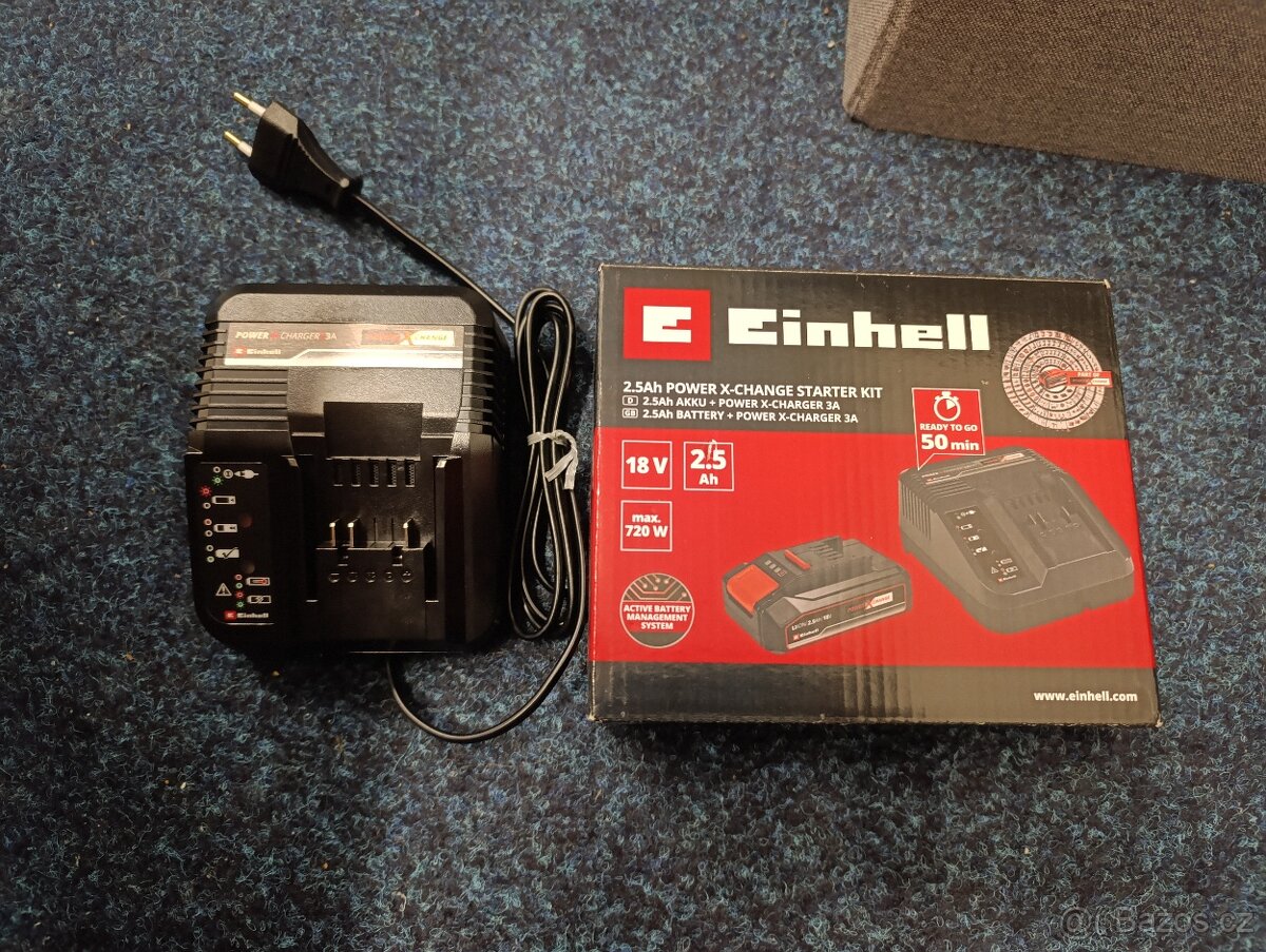 Aku nabíječka PXC Einhell 18 V 3 A Power X-Change