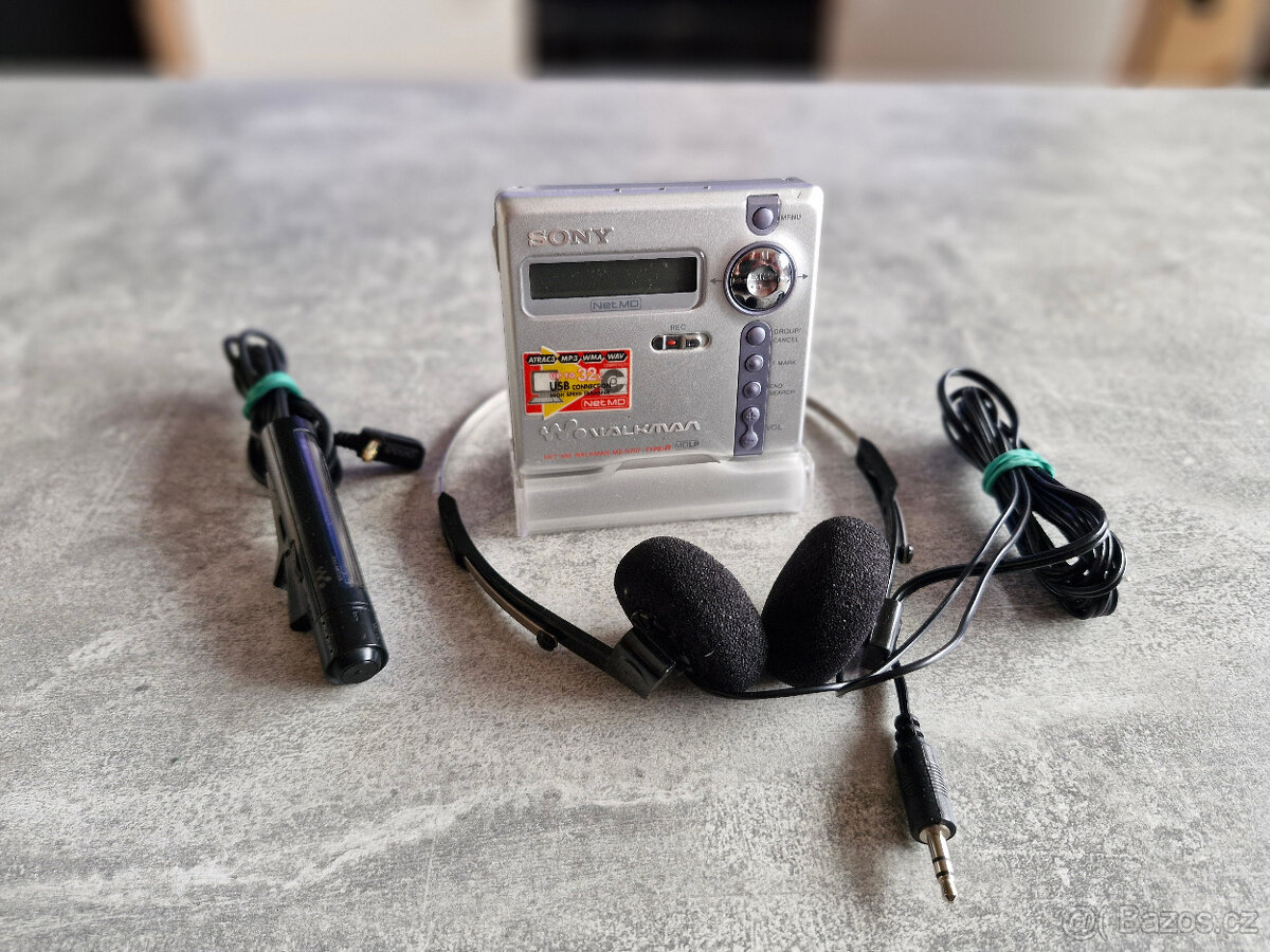 Prodáno MINIDISC recorder SONY MZ-N707