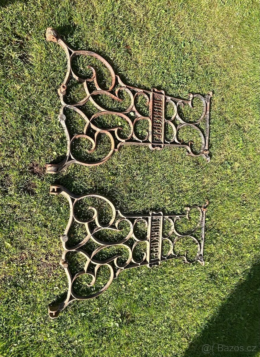 Litinové nohy Dürkopp