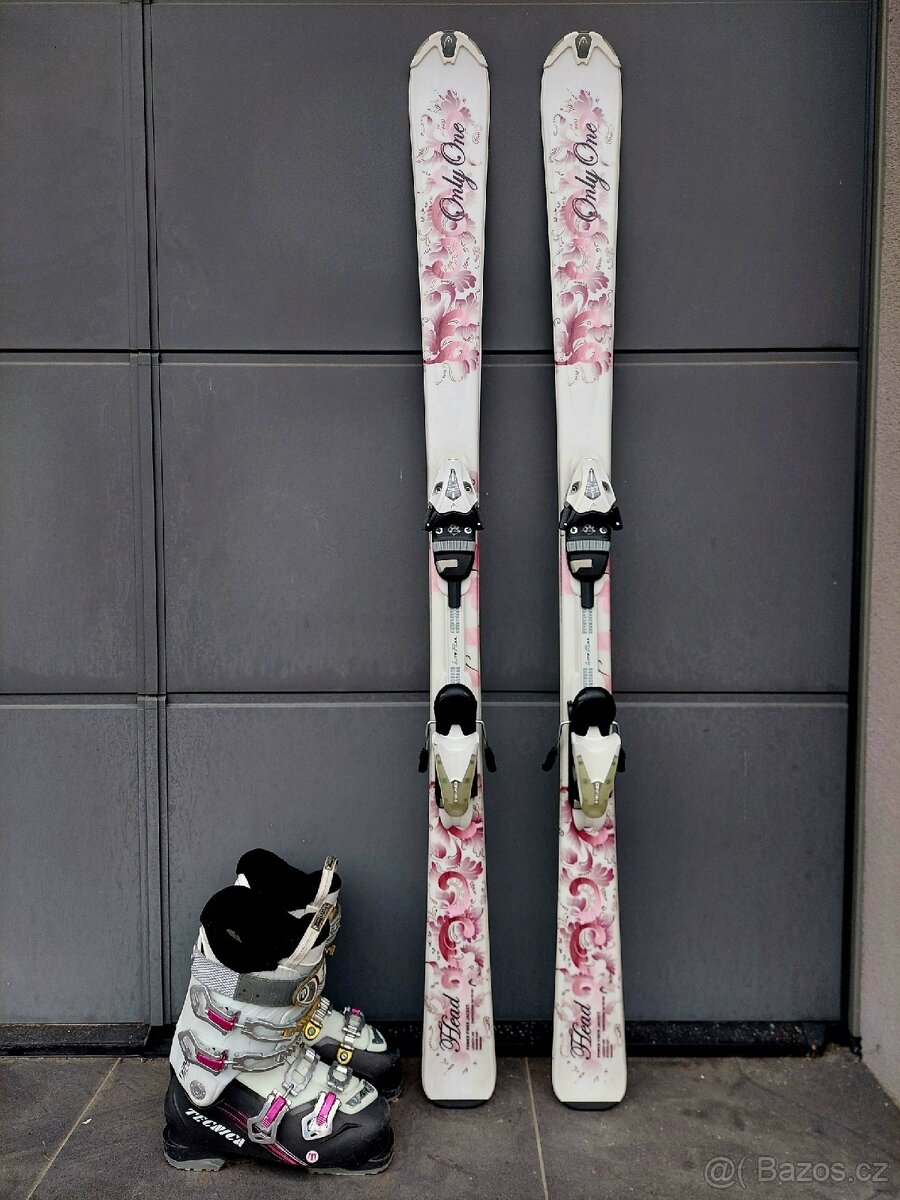 Dámské lyže HEAD ONLY ONE, 149 cm + lyžáky