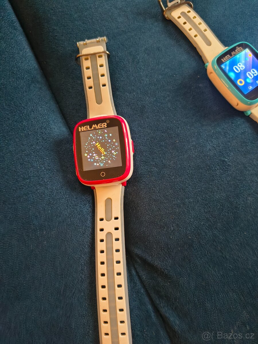 Dětské hodinky na volání Helmer KW 802 červené