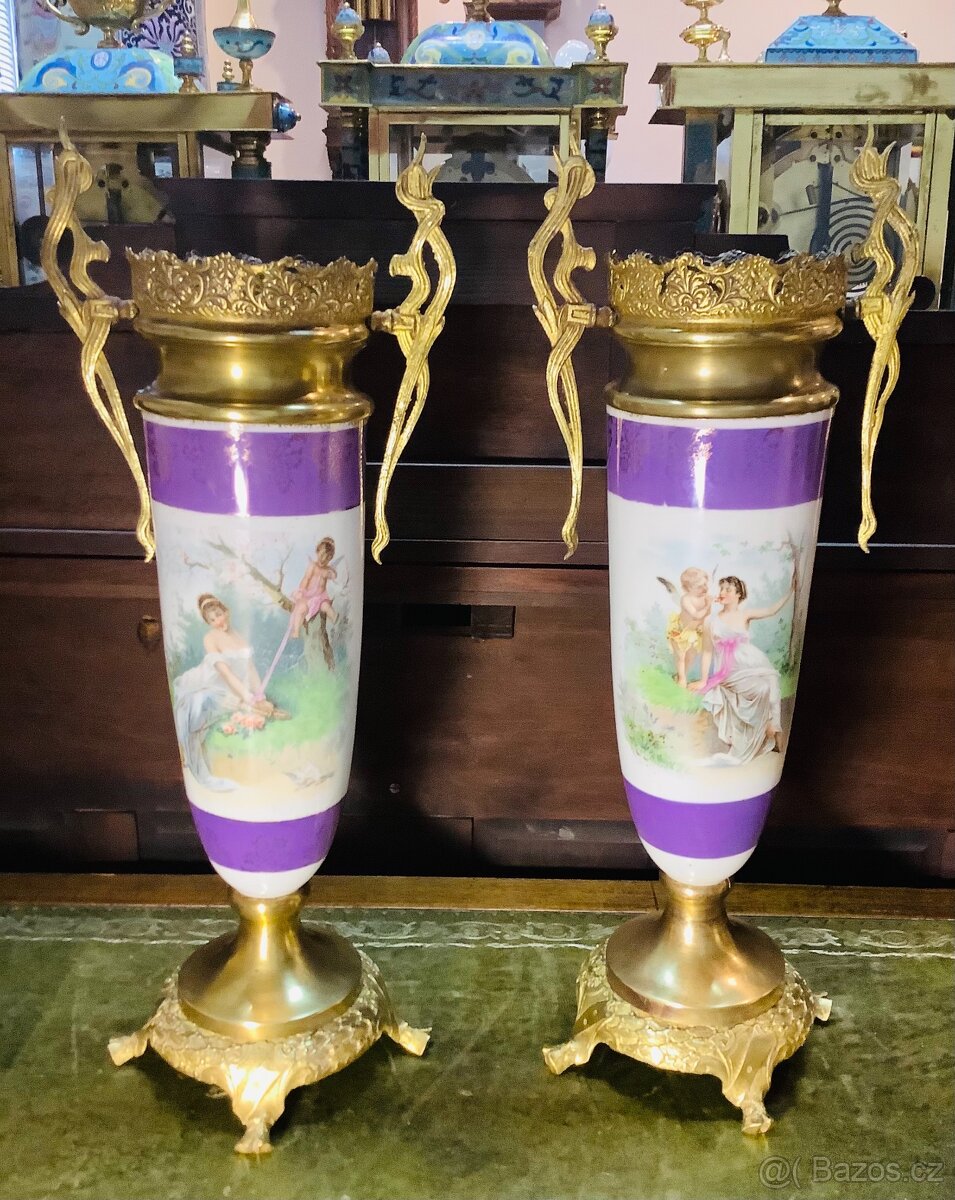 Staré porcelánové vázy