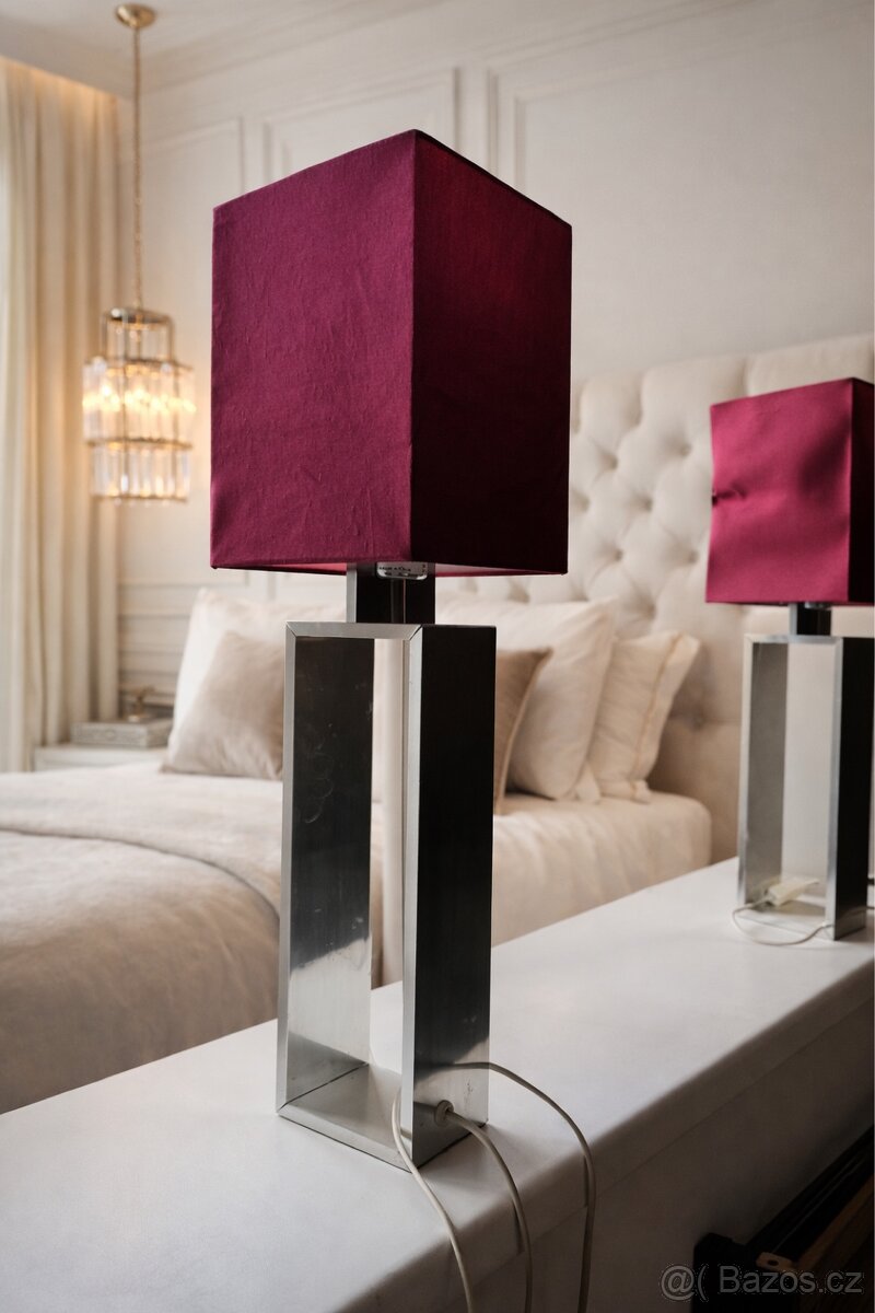 2 ks moderni stolni lampicky do loznice Ikea