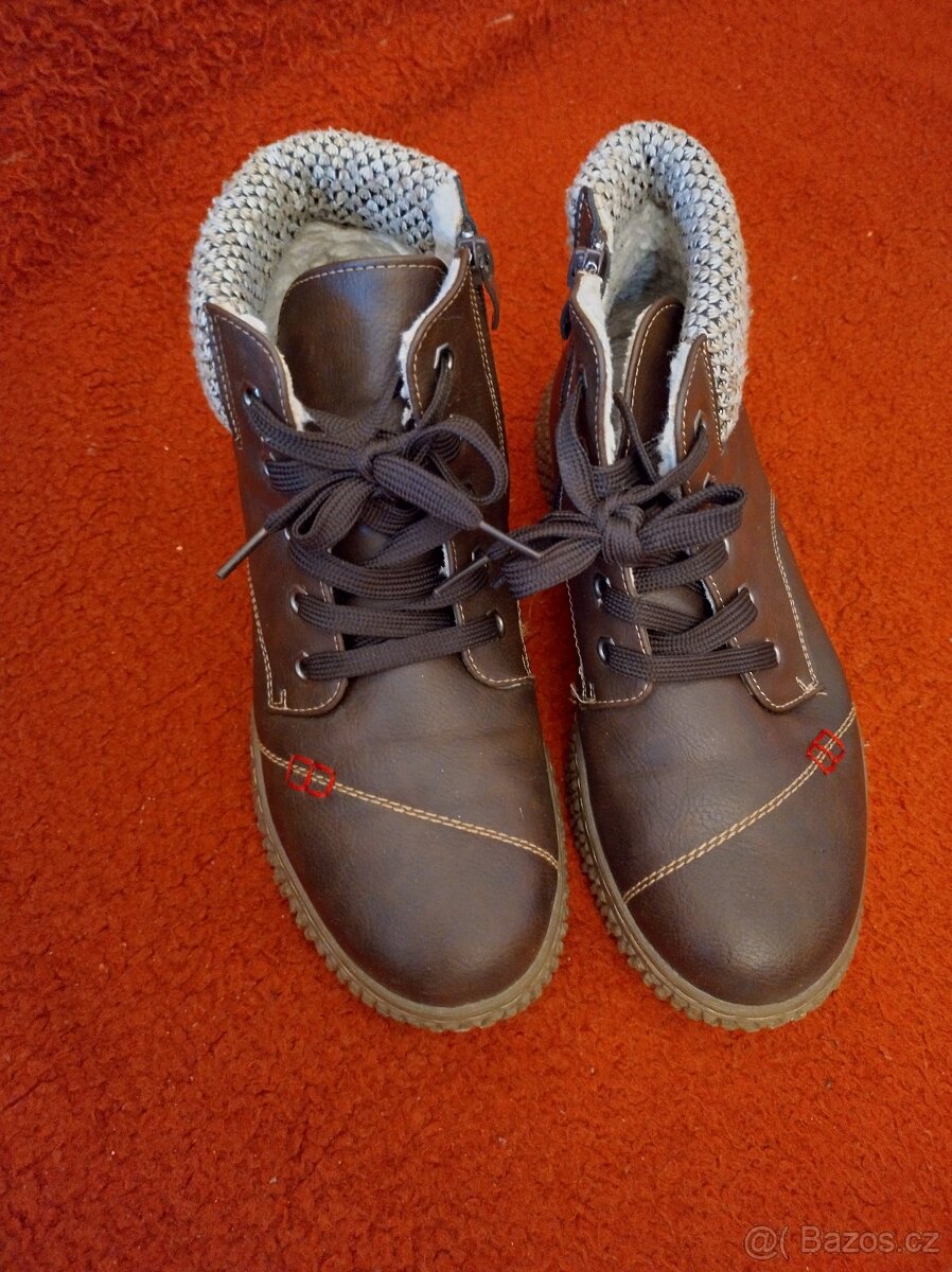 dámské boty zateplené vel.39