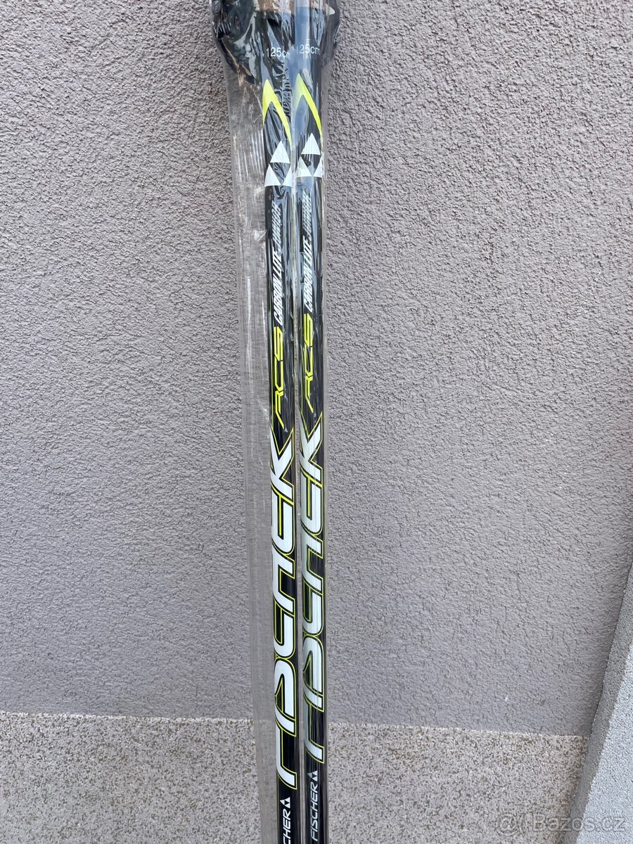 NOVÉ hůlky Fischer, délka 125cm