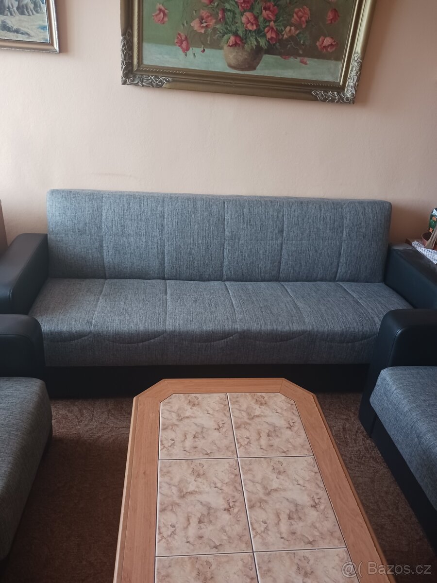 Sedací souprava= gauč + 2 x křeslo