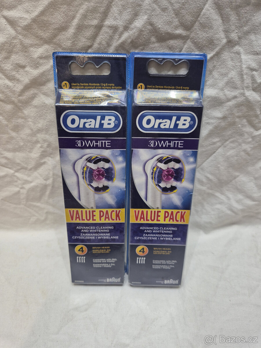 hlavice Oral-B 3D white EB18p-4, 4 pack /NOVÉ/