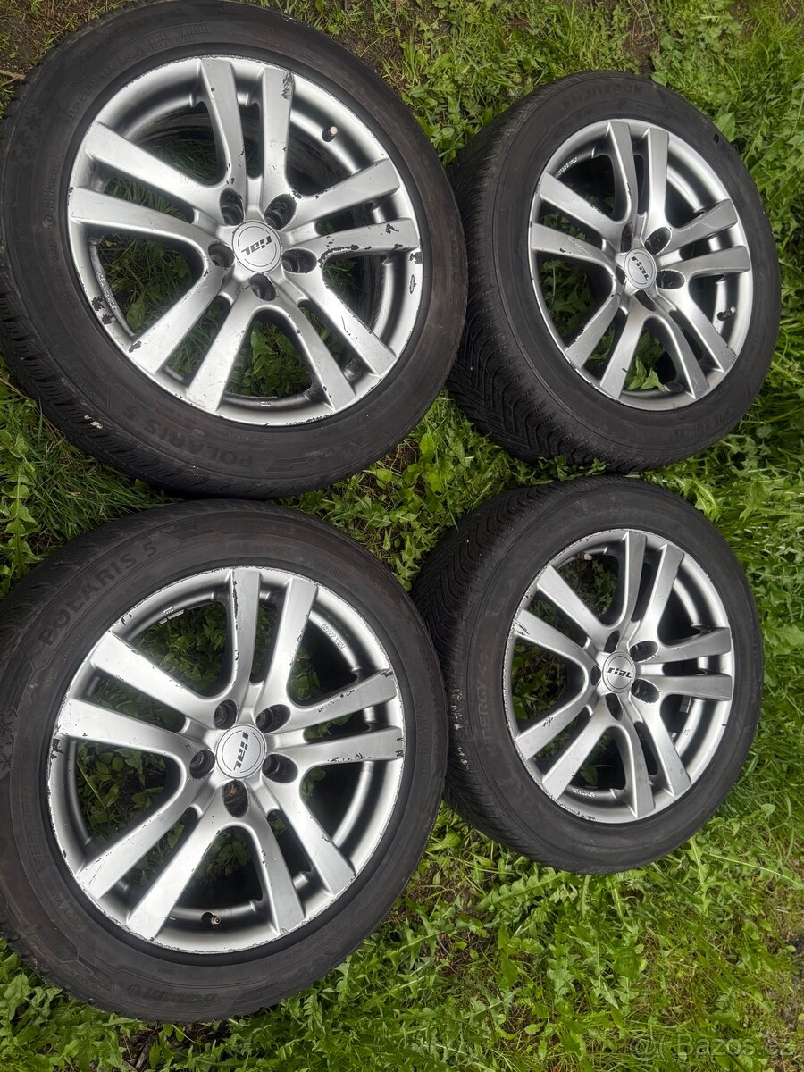 Kola 5x100 R17 Rial octavia 1,golf iv, leon