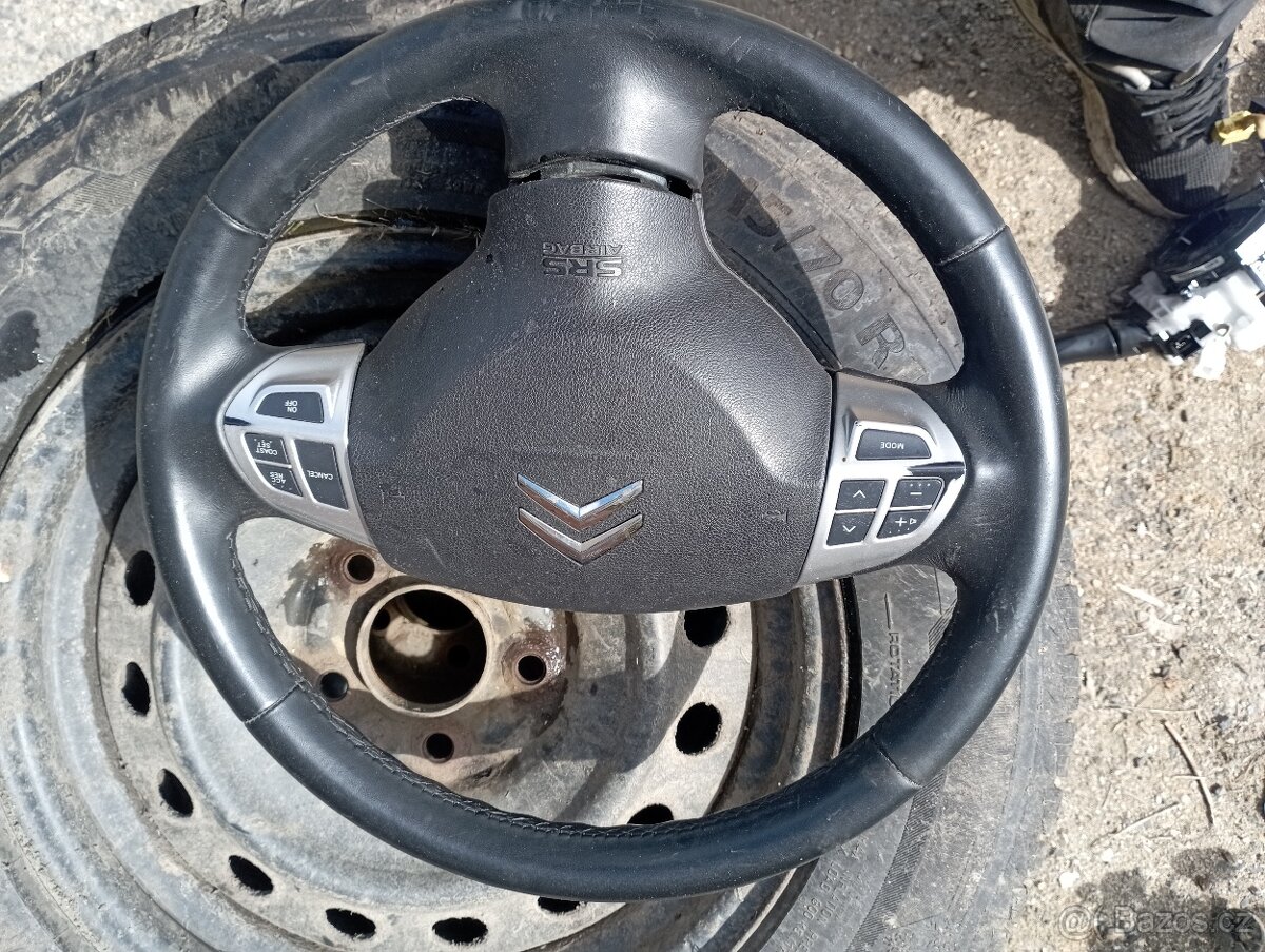 CITROEN C-CROSSER VOLANT KOŽENÝ S AIRBAGEM