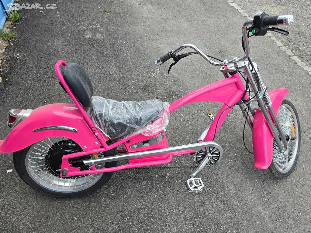 Elektrokolo Chopper Najeto cca 50 km