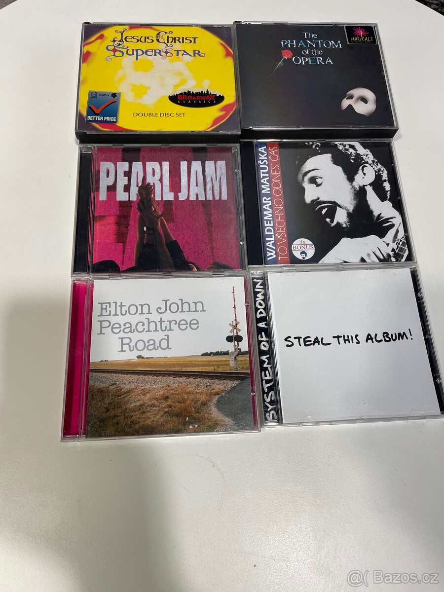 Hudební CD 1ks / vše za 300 Kč