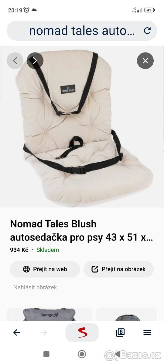 Nomád Tales Blush autosedačka