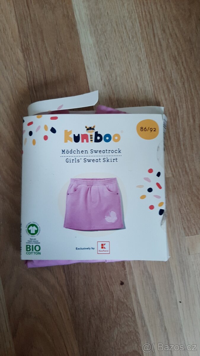 Růžová divčí sukně vel. 92, nová