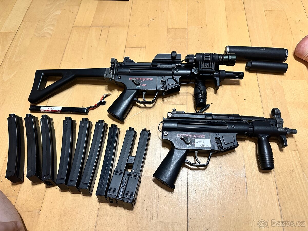 Nefunkční mp5 cyma airsoft
