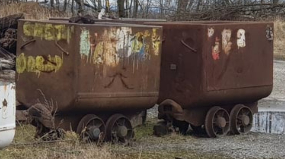 Důlní vozík - Hunt, podvozek